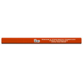 Made In The USA Carpenter 700 Flat Medium Lead Solid Pencil (Orange)